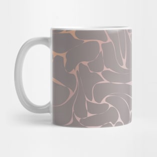 Beautiful Abstract Sweet Rose Gold Pattern Mug